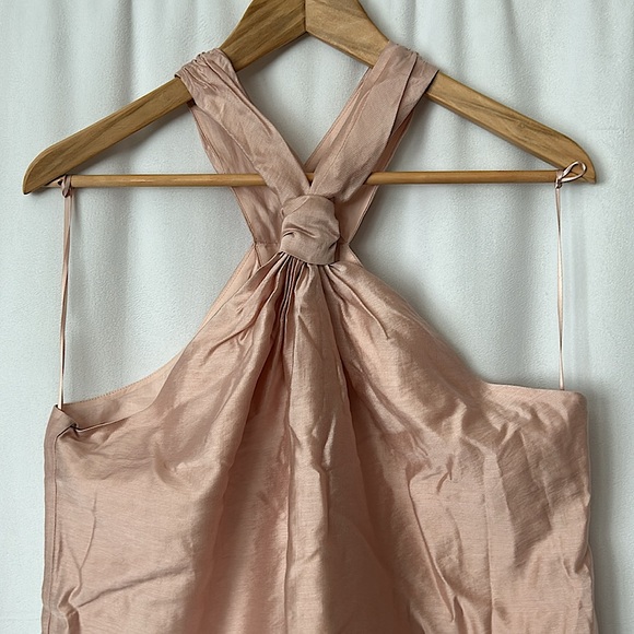 Joie NWT Blush Sand Earldena Halter Top Shirt **Size L** 🌸🌸 - Picture 4 of 6